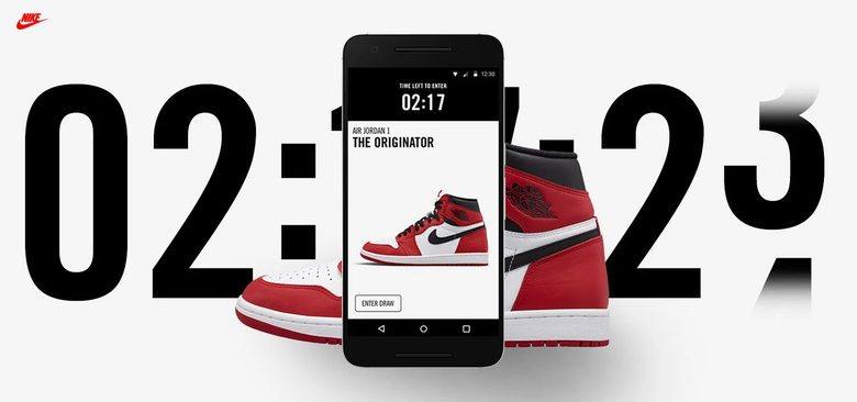 Nike SNKRS — Air Jordan Draw